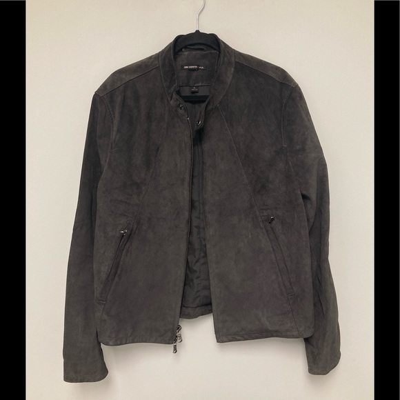 John Varvatos James Bond suede Jacket. Size XL - Picture 2 of 7